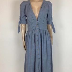 Free people love of my life cotton midi dress